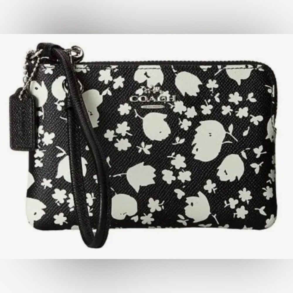 Coach Floral Wristlet